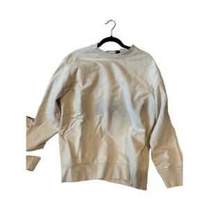H&M No. 11 Thick Crewneck White Sweatshirt Mens L